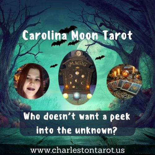 Charleston Halloween Party Entertainment - Carolina Moon Tarot - Lowcountry Event Tarot Reader near Charleston, SC