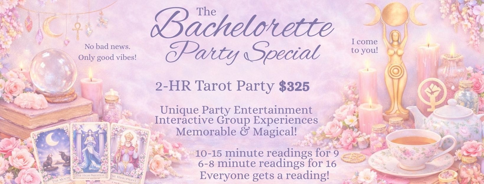 Charleston bachelorette party weekend things to do: tarot readings!