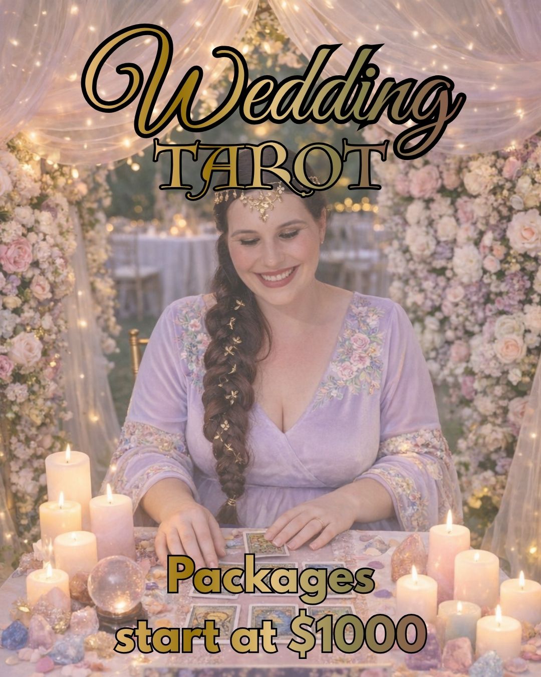 Savannah wedding tarot reader for receptions, cocktail hours, and bachelorette parties