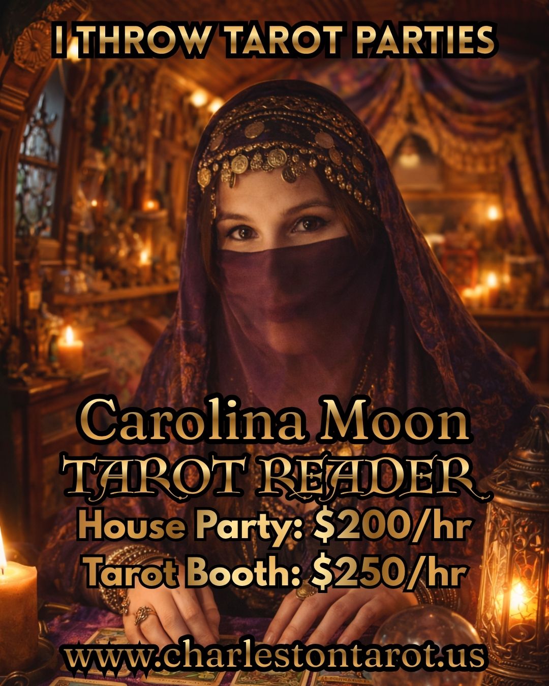 Book a tarot bachelorette party in Savannah, GA