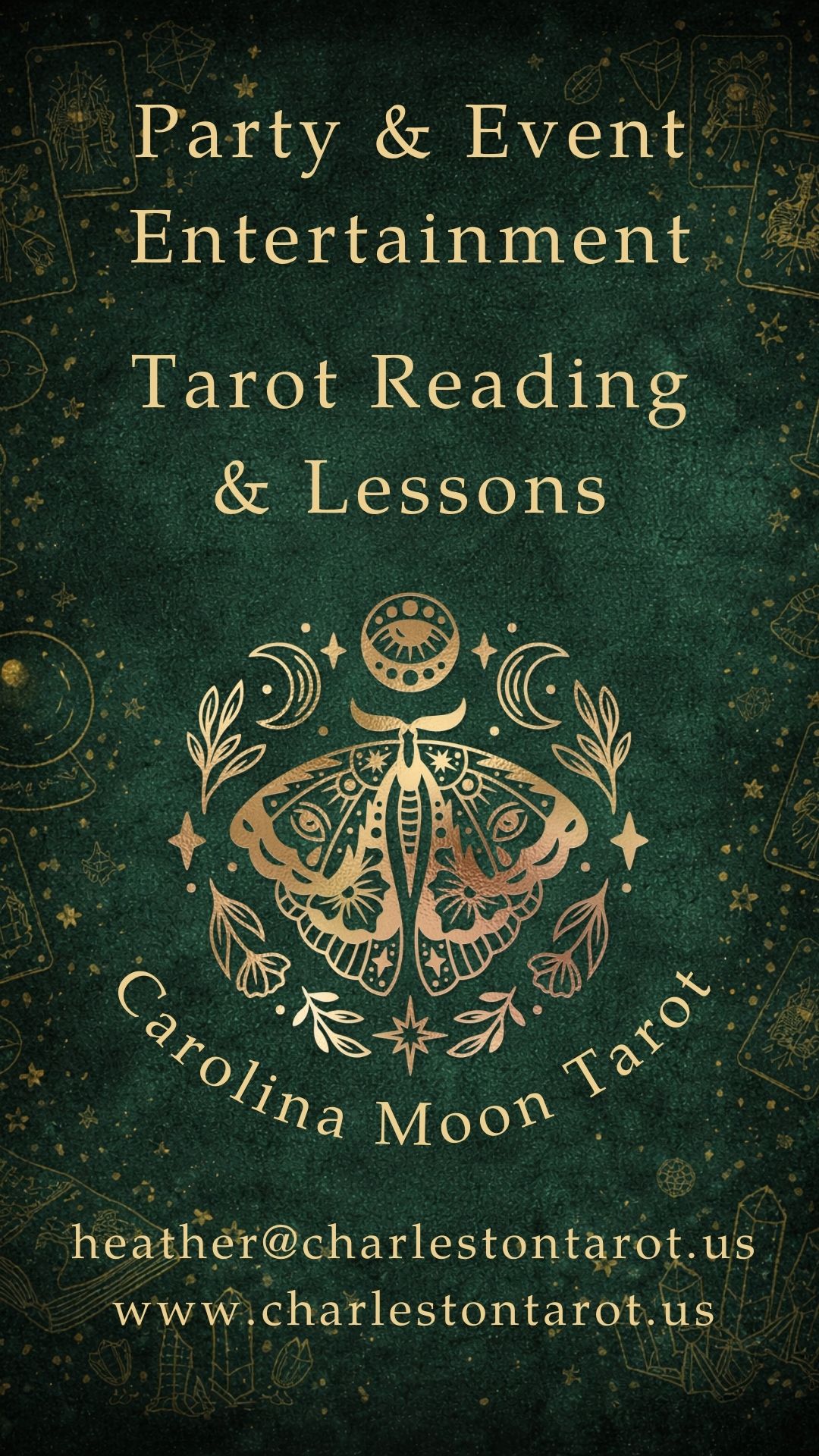 Savannah tarot party entertainment for group events and celebrations